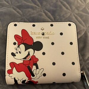 Kate Spade Disney Red and White Wallet